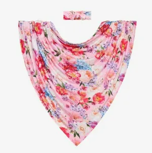 Posh Peanut Brisa-Infant Swaddle and Headwrap Set