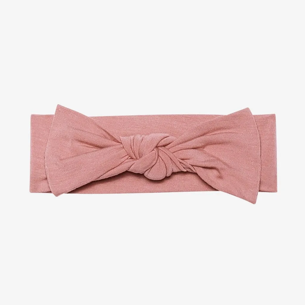 Posh Peanut Dusty Rose-Infant Swaddle and Headwrap Set