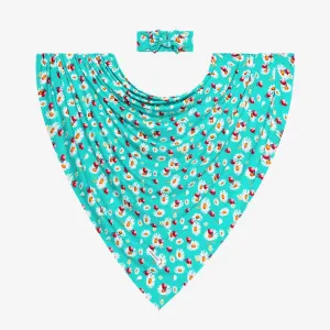 Posh Peanut Ladybug Swaddle & Headband Set