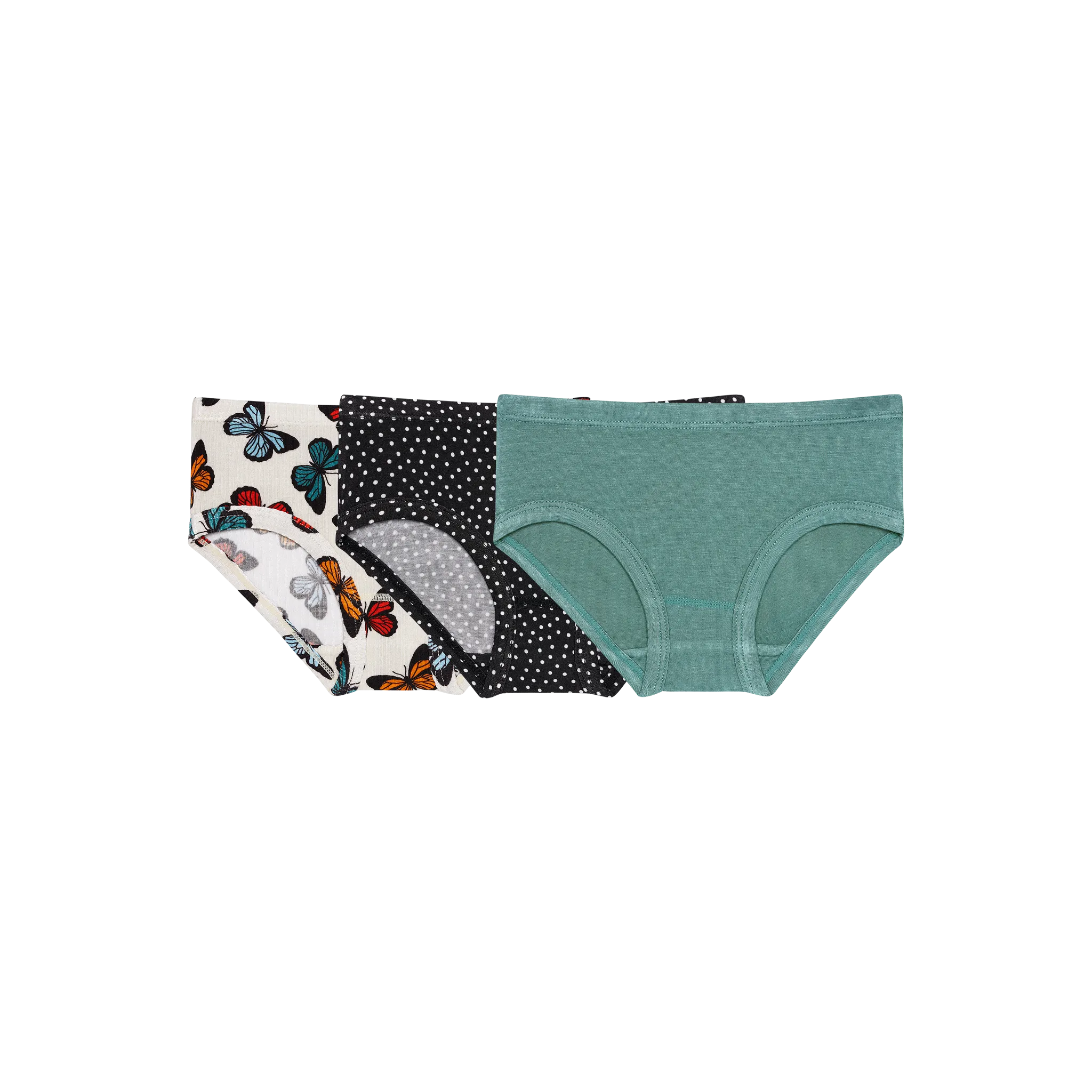 Posh Peanut Larisa Girls 3-Piece Brief Set