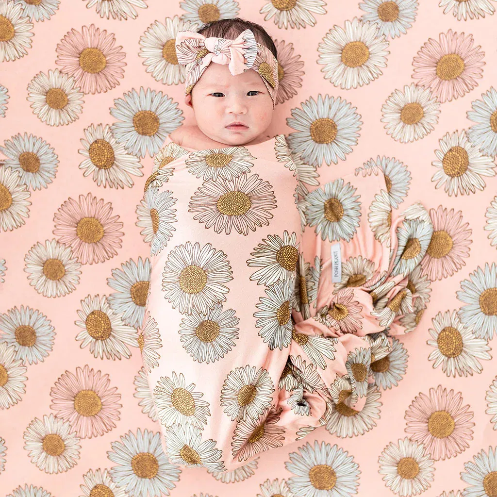 Posh Peanut Millie-Infant Swaddle and Headwrap Set