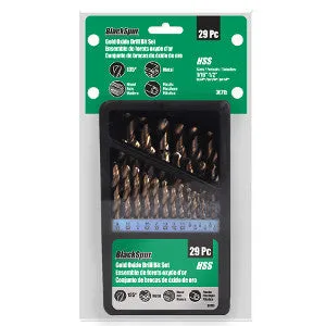Powersonic 36715 29pc Gold Oxide Drill Bit Set