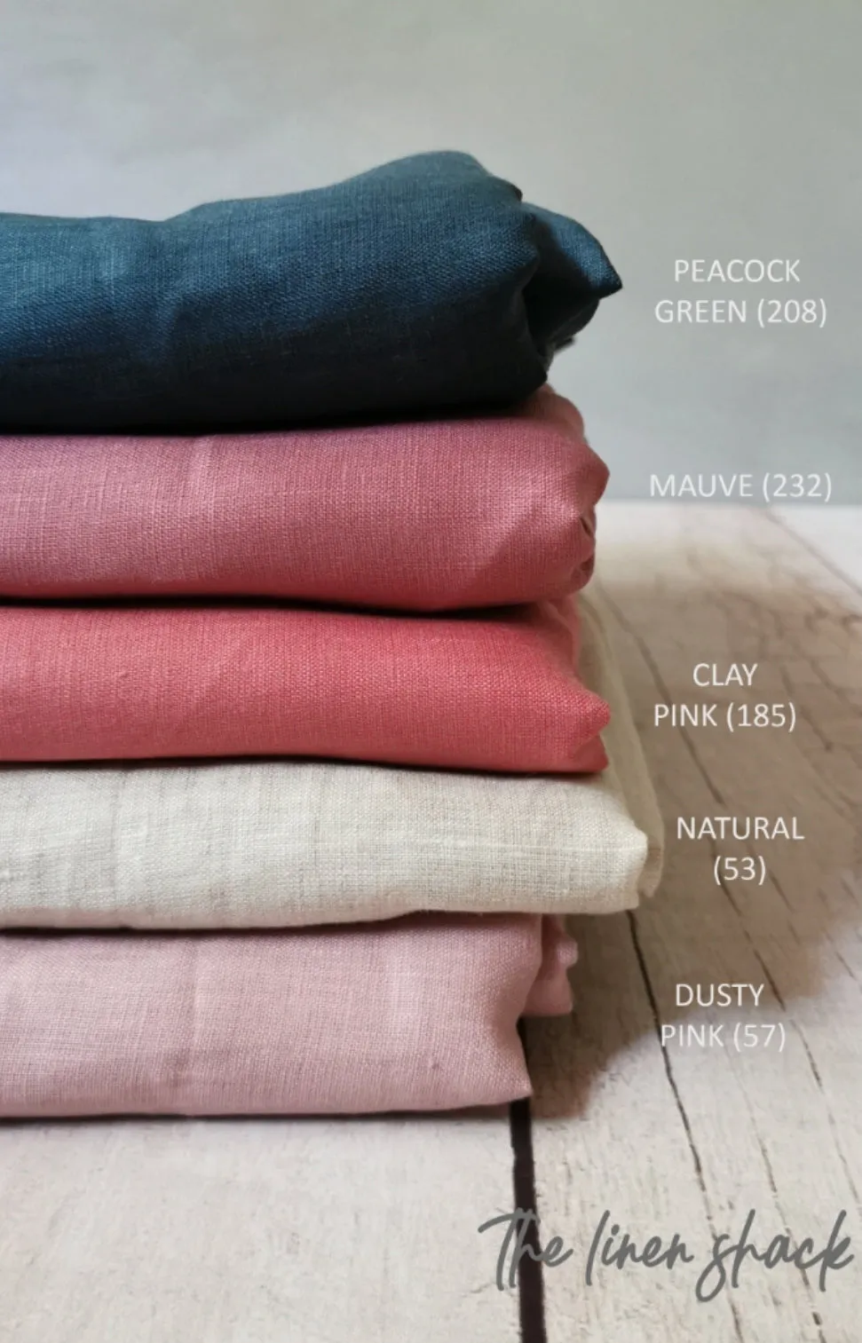 Preorder for unavailable colours - plain linen 150gsm