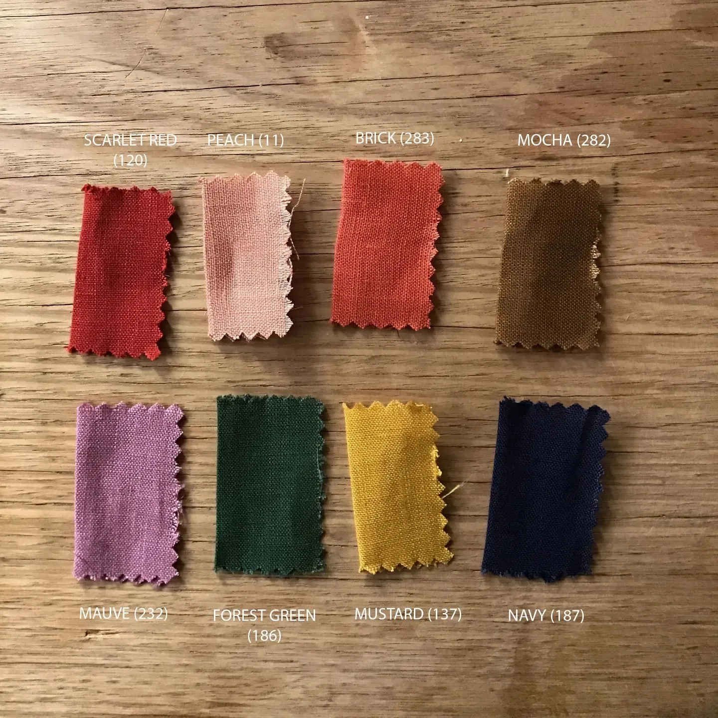 Preorder for unavailable colours - plain linen 150gsm