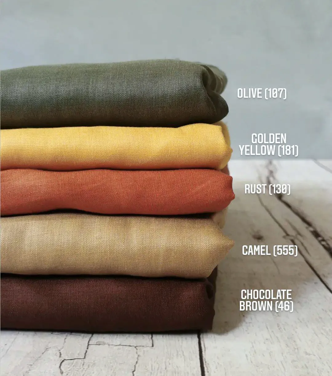 Preorder for unavailable colours - plain linen 150gsm