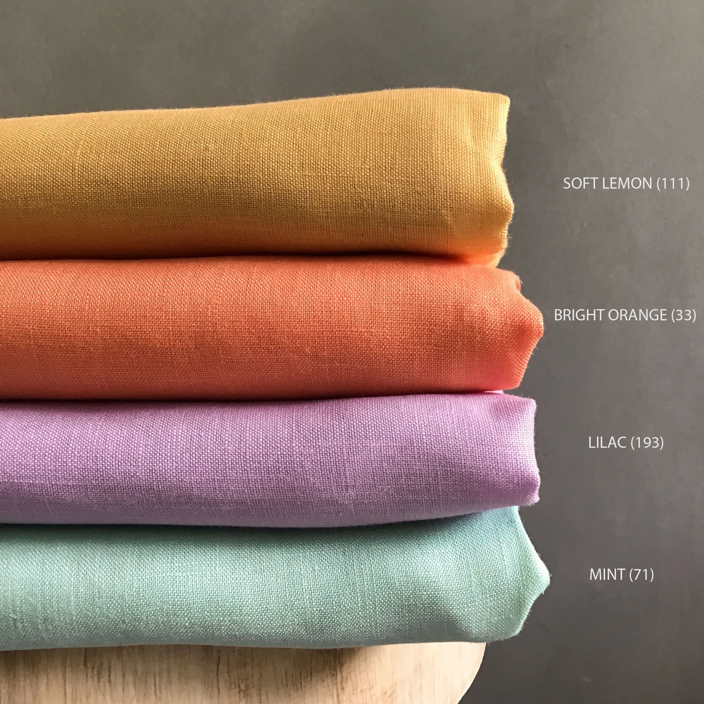Preorder for unavailable colours - plain linen 150gsm