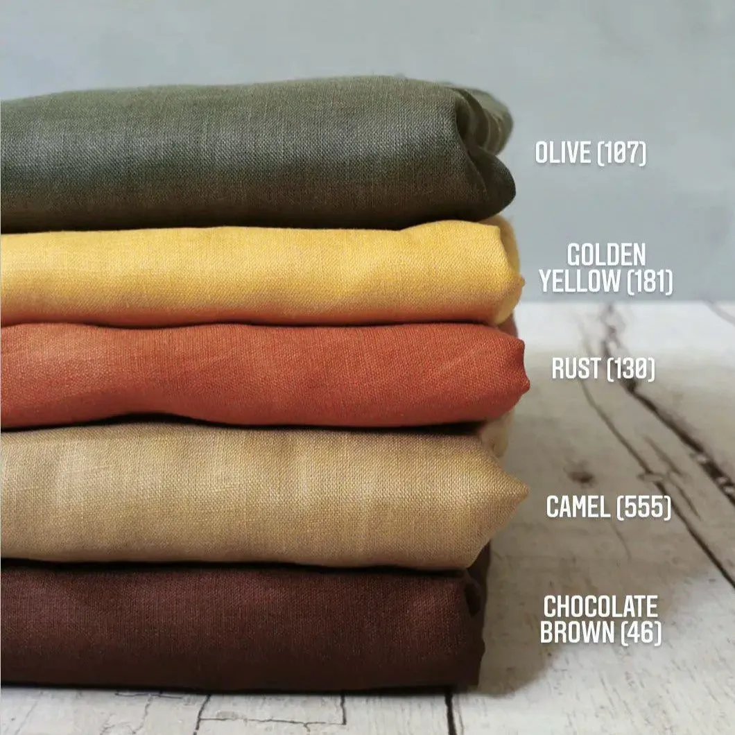 Preorder for unavailable colours - plain linen 150gsm