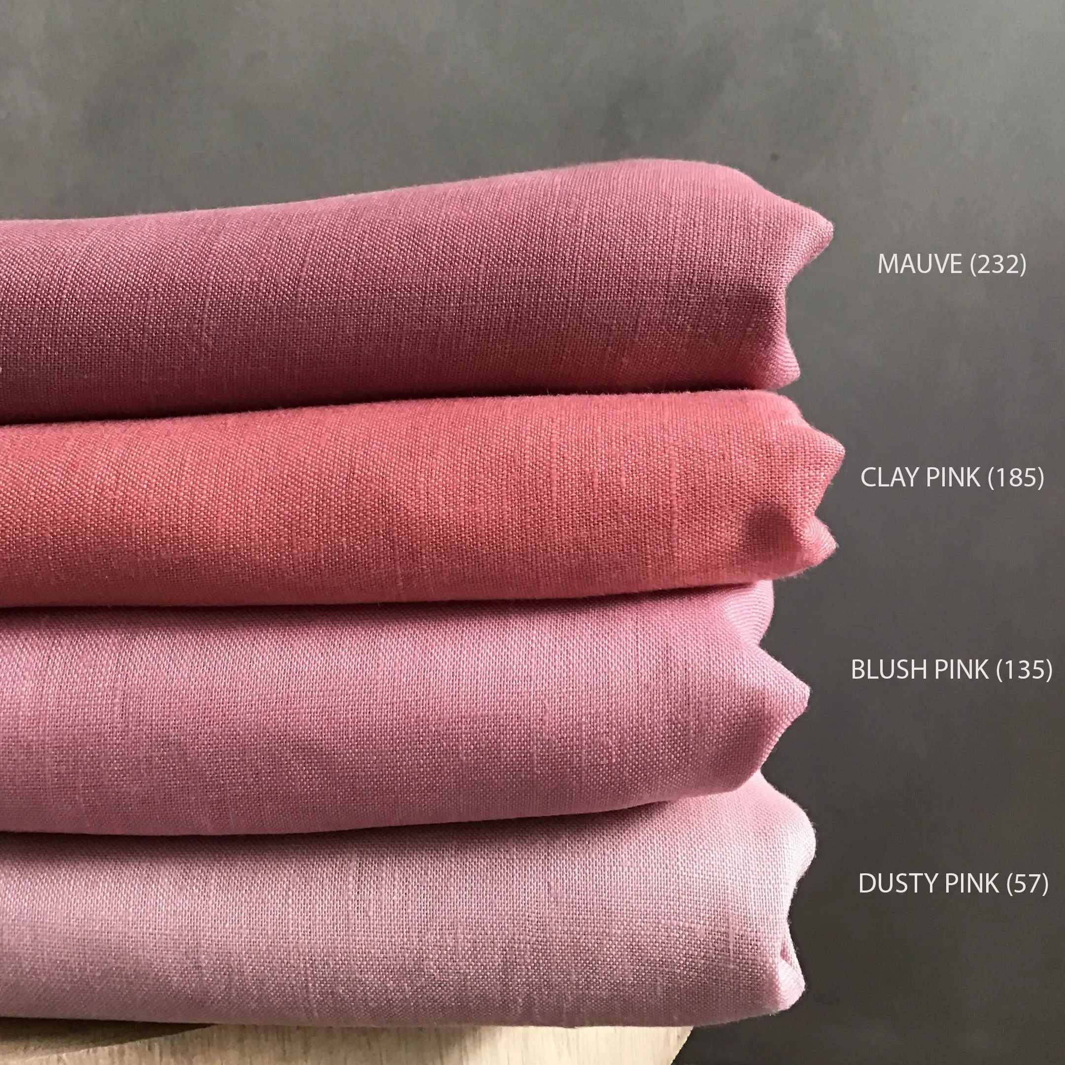 Preorder for unavailable colours - plain linen 150gsm