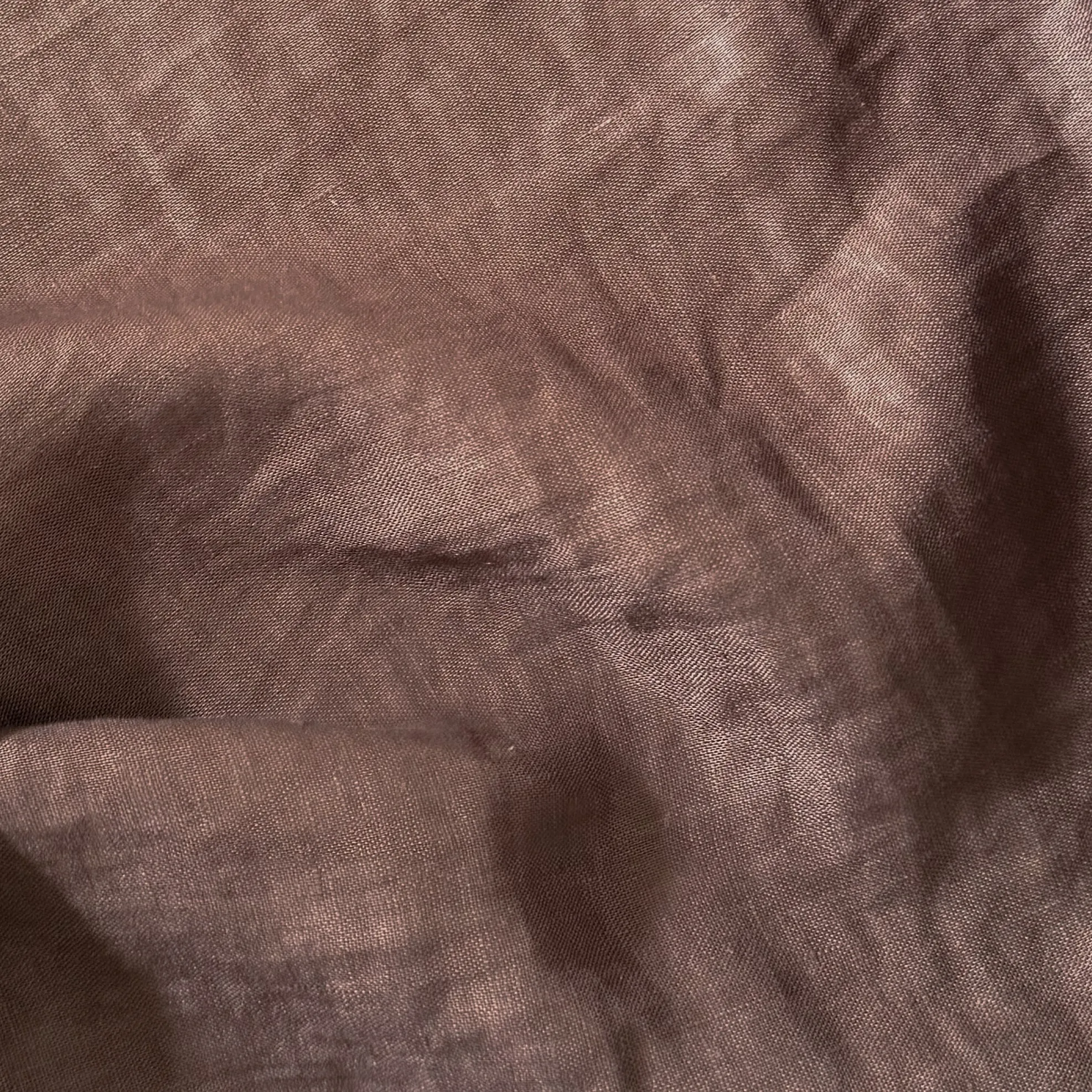 Preorder Mocha (256) plain colour linen 150gsm
