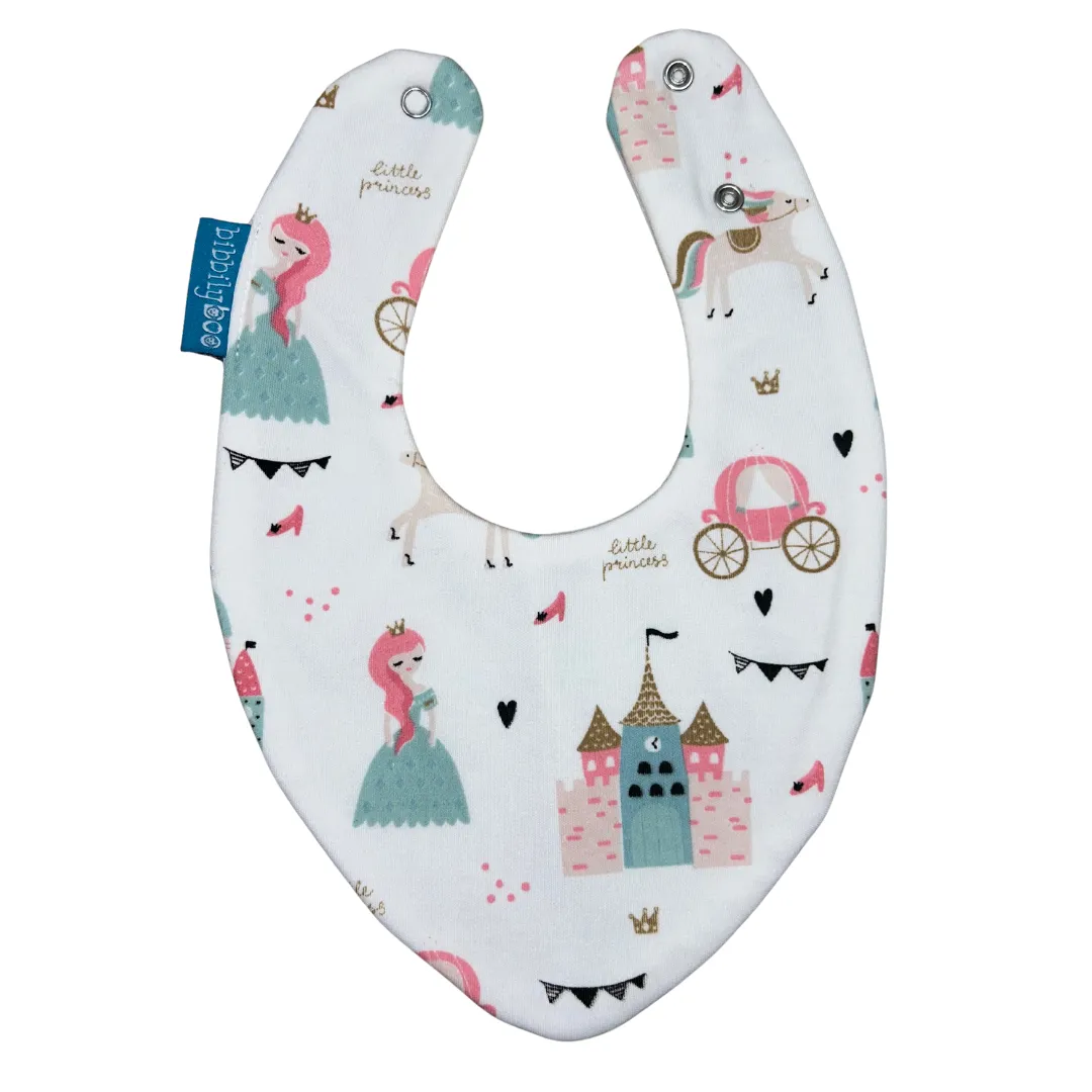 Princess Bundle of 3 Waterproof Dribble Bibs