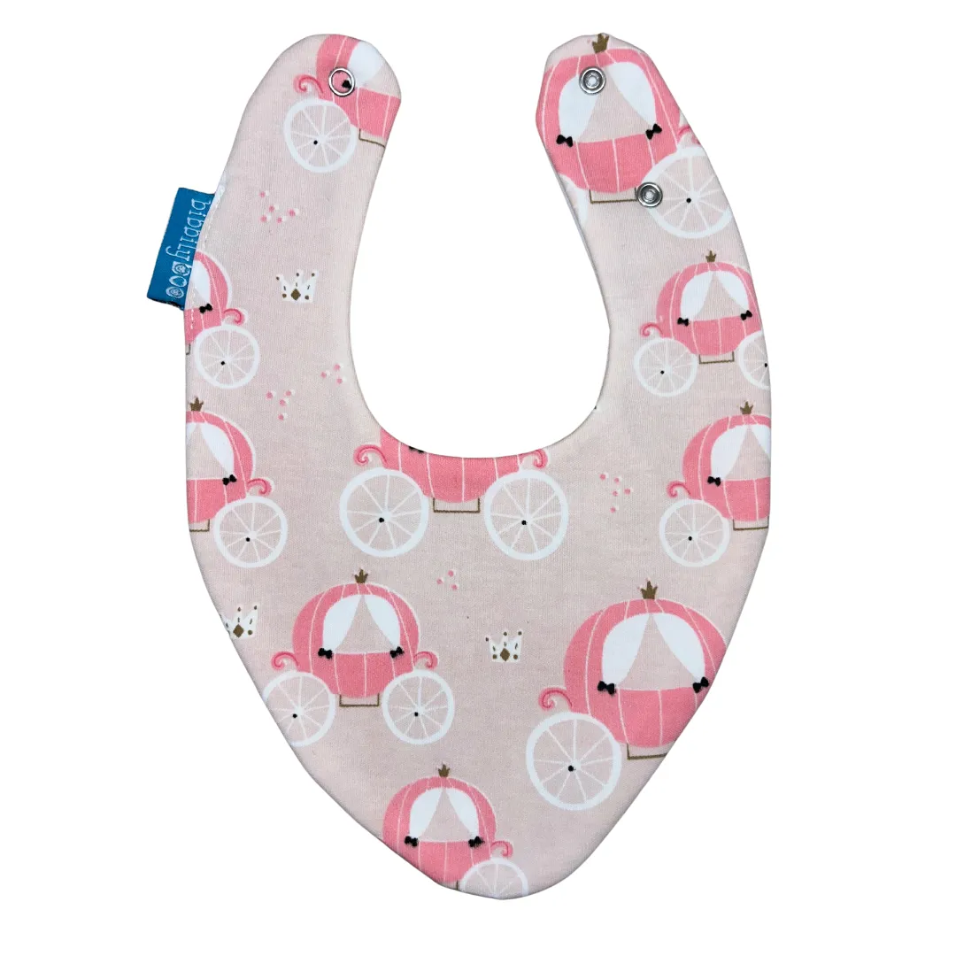 Princess Bundle of 3 Waterproof Dribble Bibs