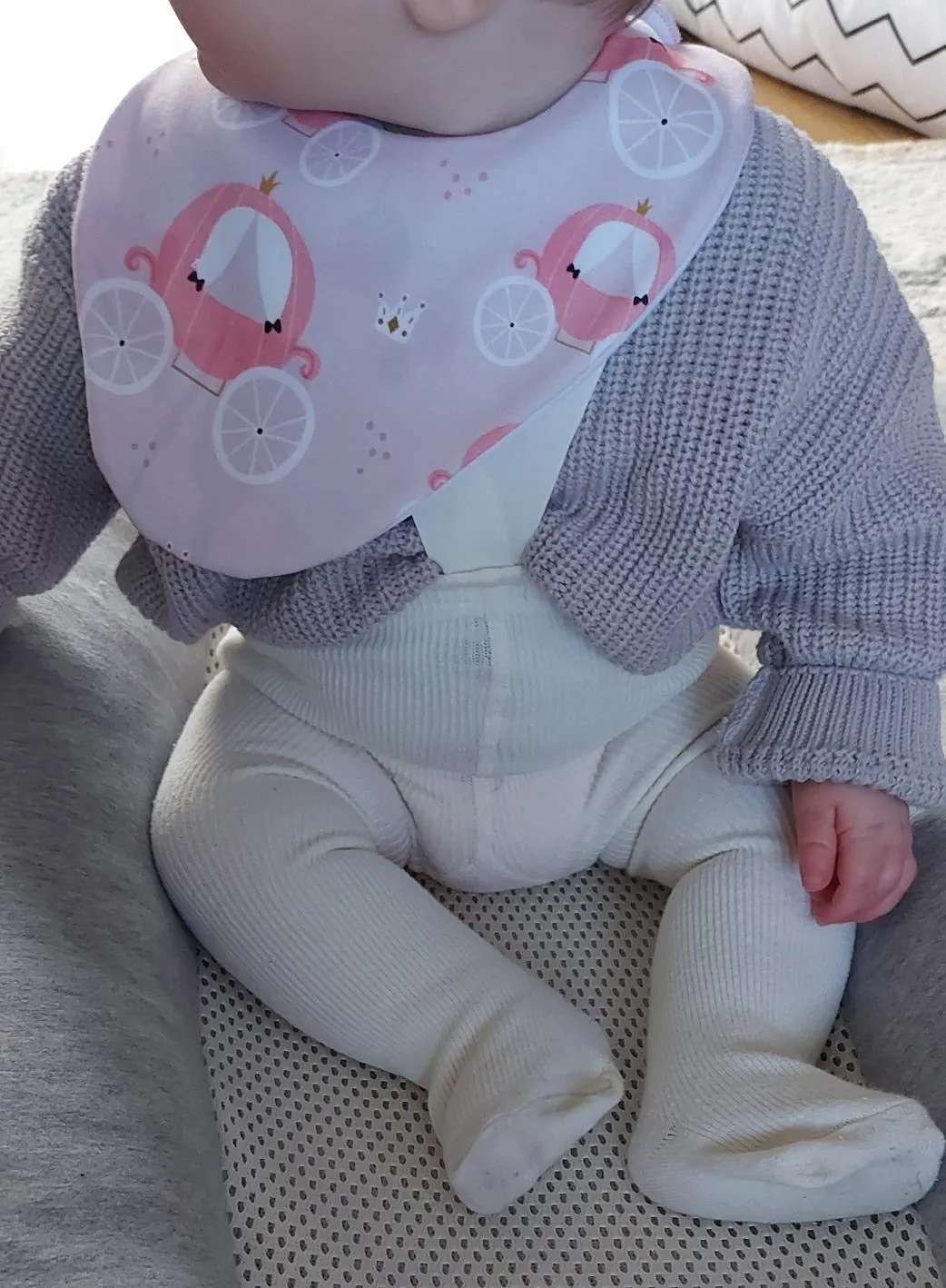 Princess Carriage Waterproof Dribble Bib