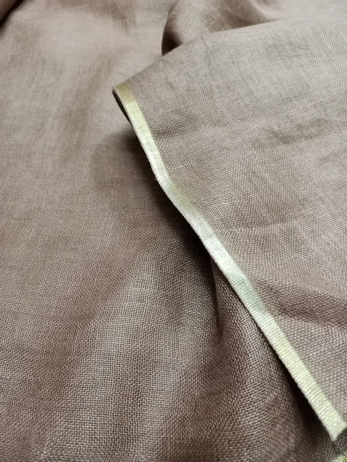 Pure Linen By Linen Gauze Fabric