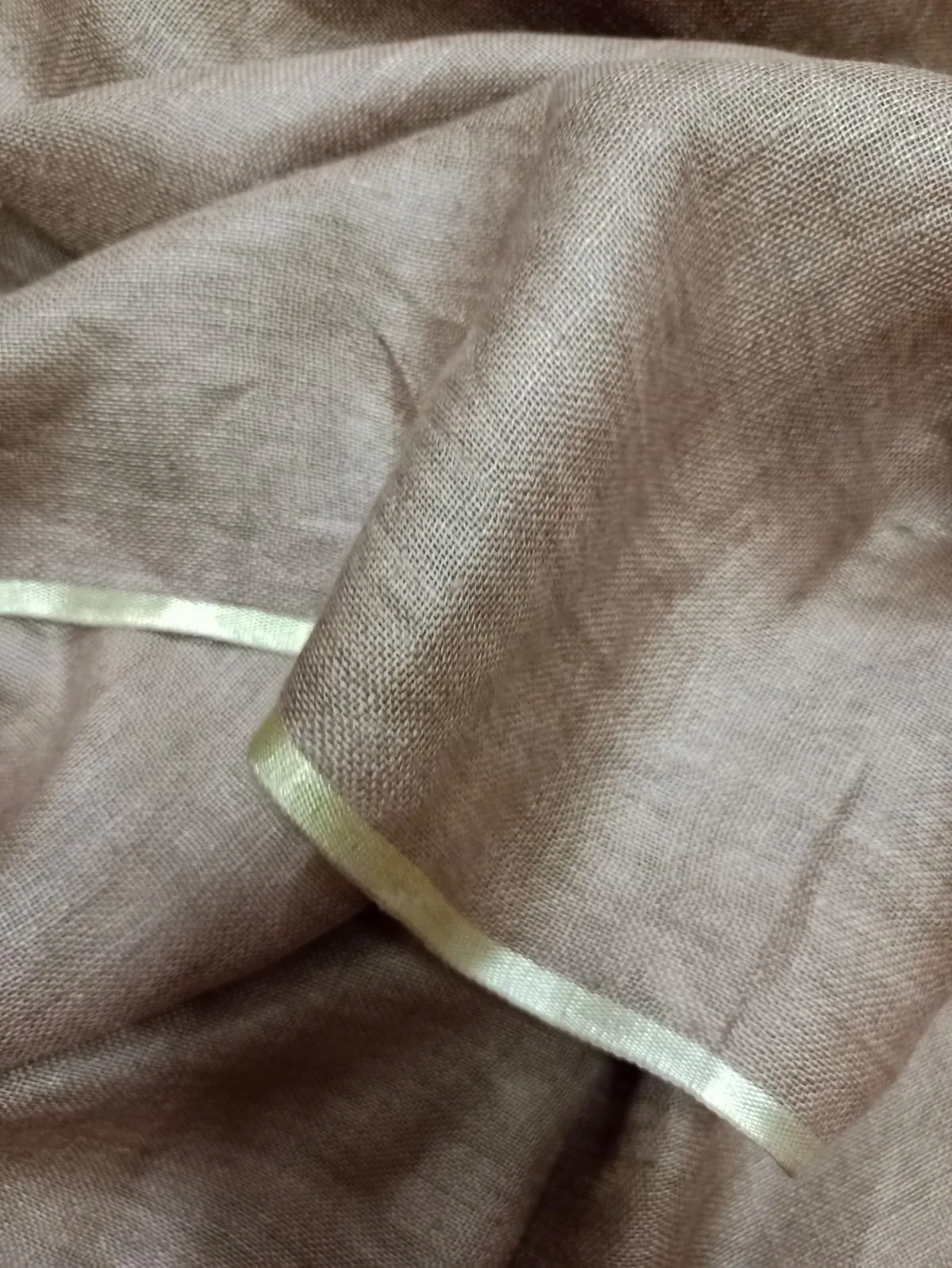 Pure Linen By Linen Gauze Fabric
