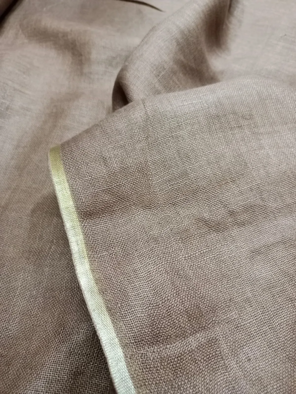 Pure Linen By Linen Gauze Fabric
