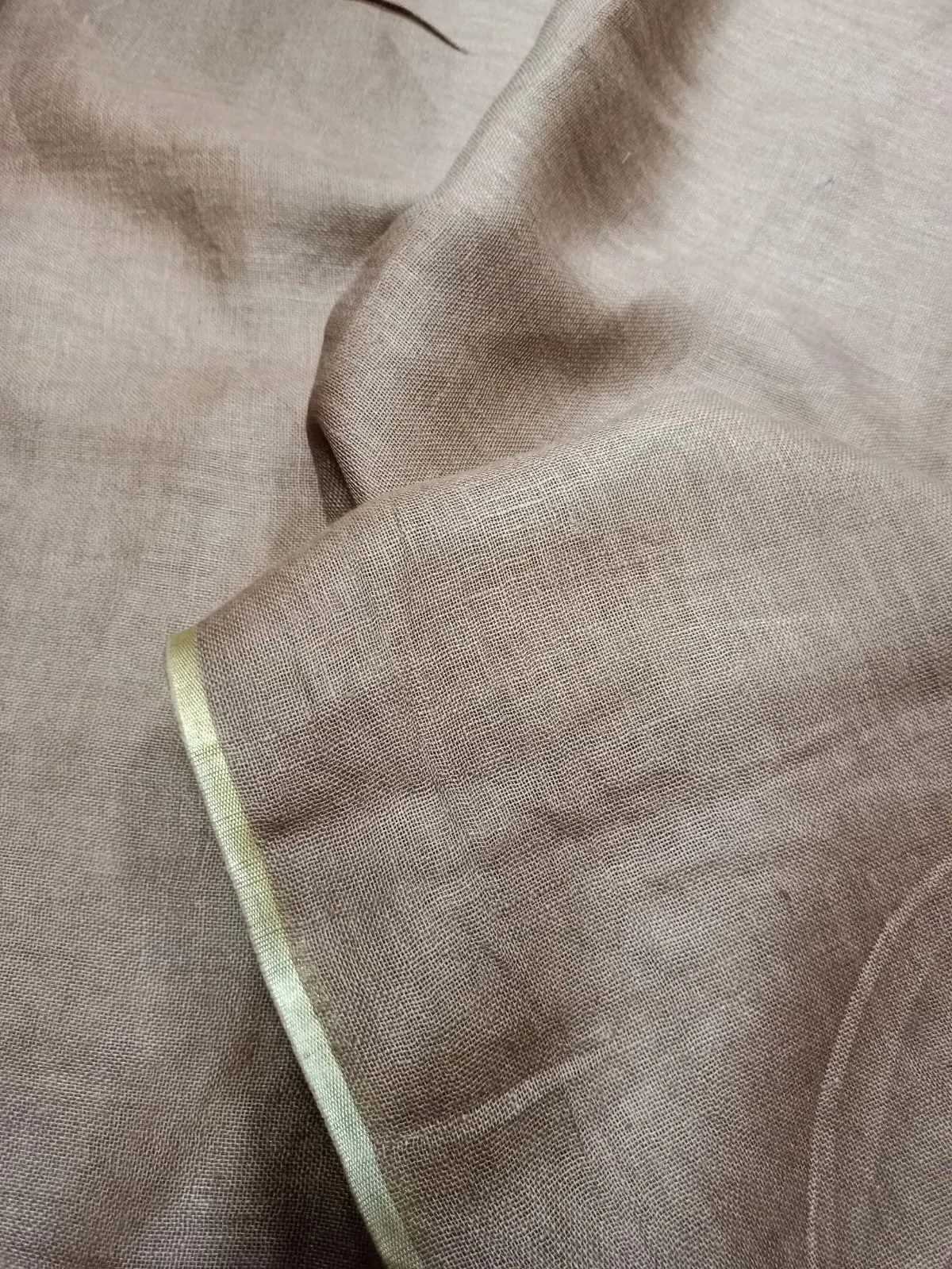 Pure Linen By Linen Gauze Fabric