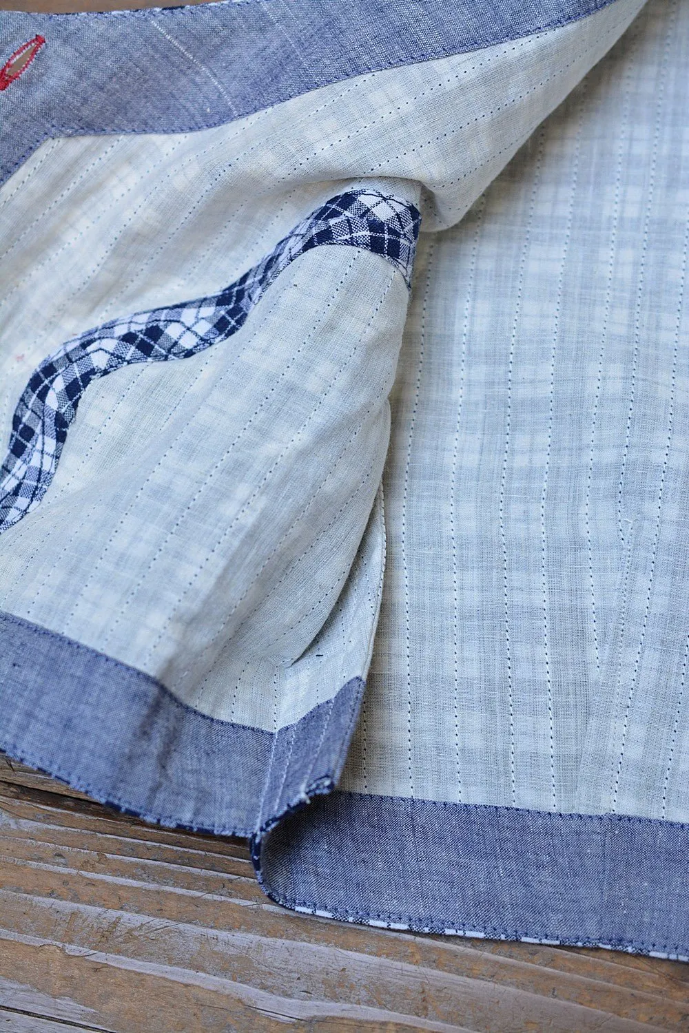 Quilted Khadi Blouse - Maastricht Checks