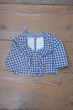 Quilted Khadi Blouse - Maastricht Checks