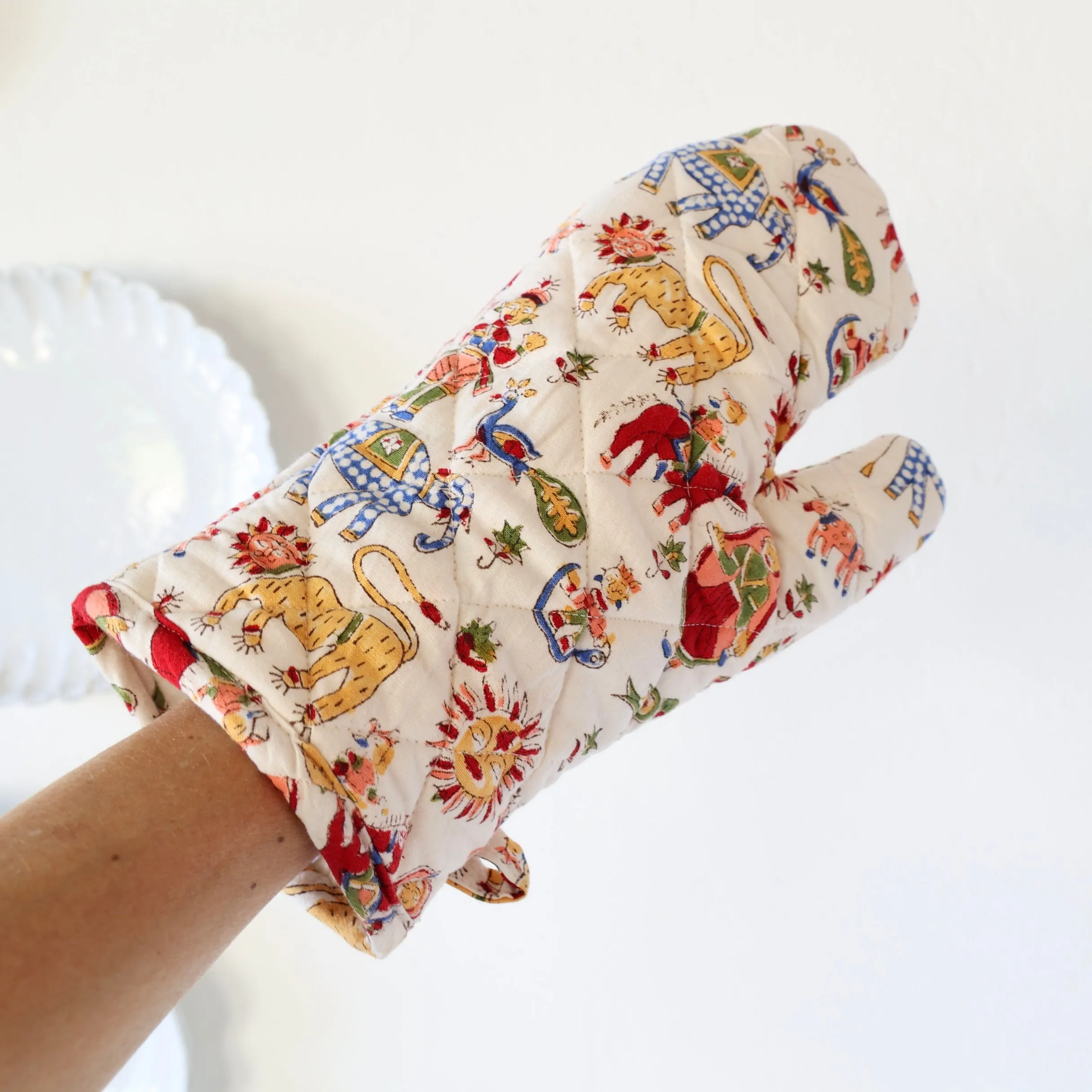 Quilted Oven Mitt