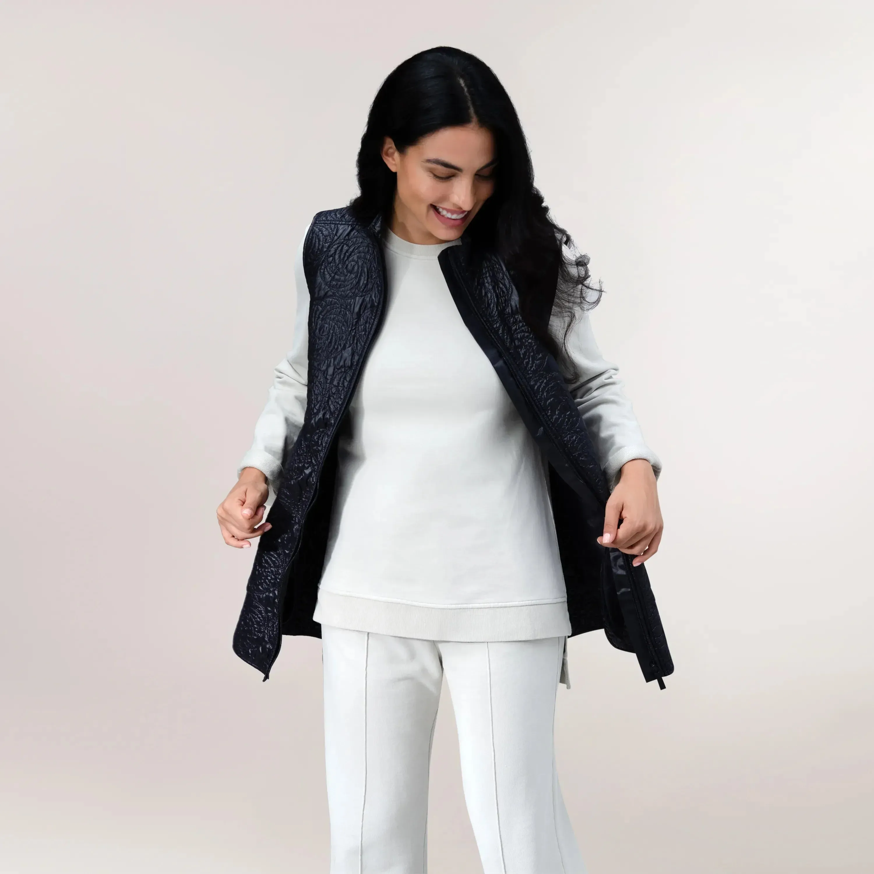 Quilted Vest - CORE BLACK