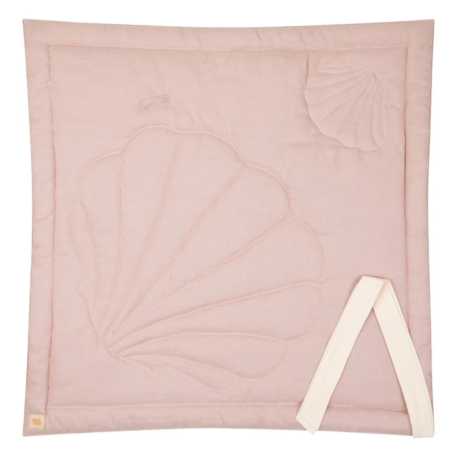"Powder Pink" Linen Shell Baby Horn
