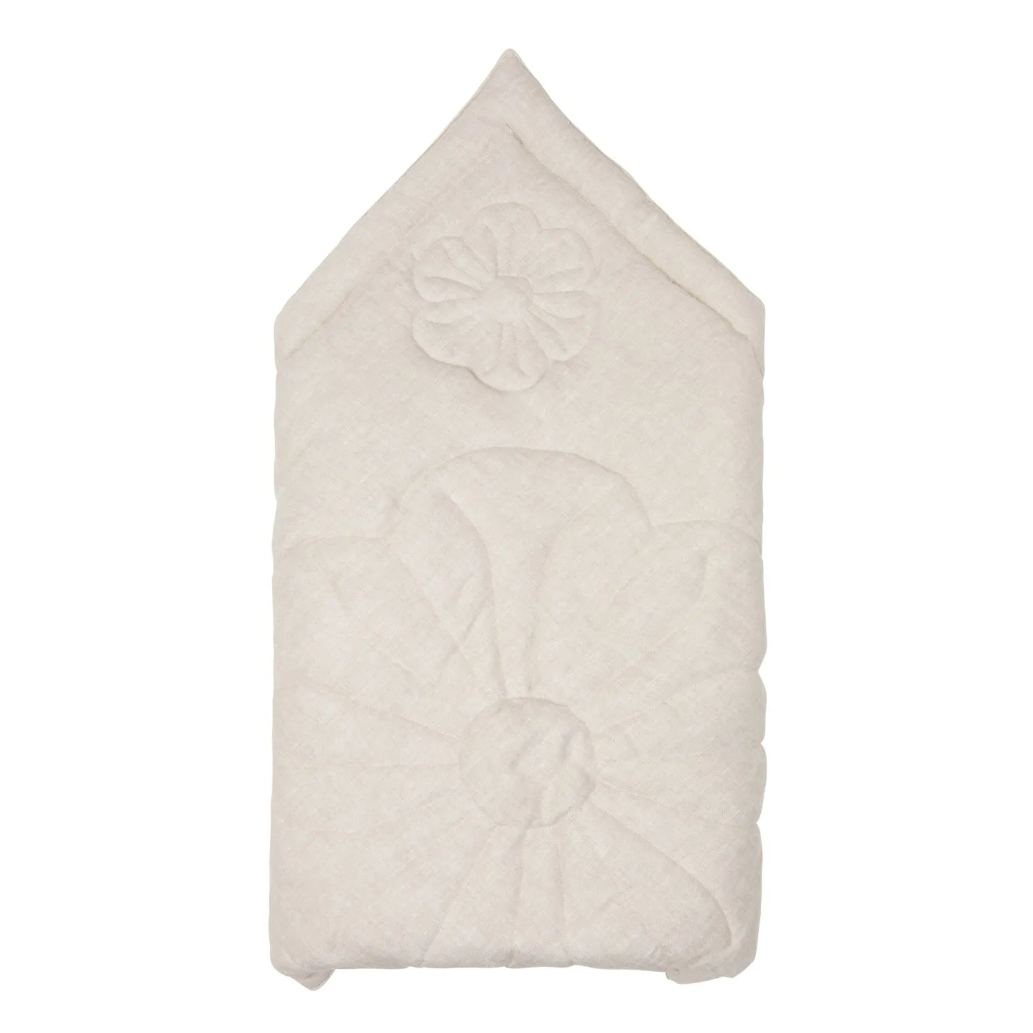"Sand" Linen Flower Baby Horn