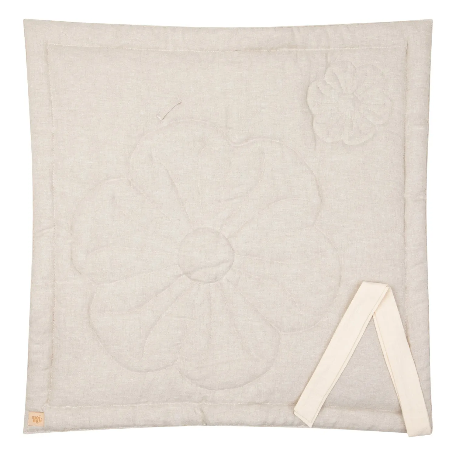 "Sand" Linen Flower Baby Horn