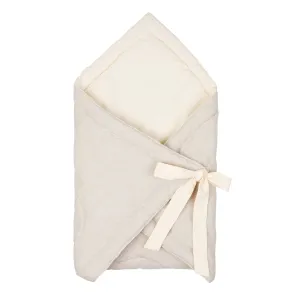 "Sand" Linen Shell Baby Horn