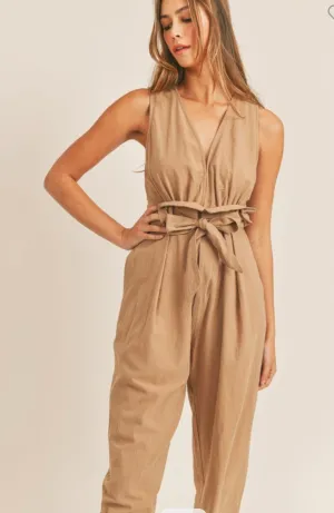 "The Carmen" Linen Jumpsuit