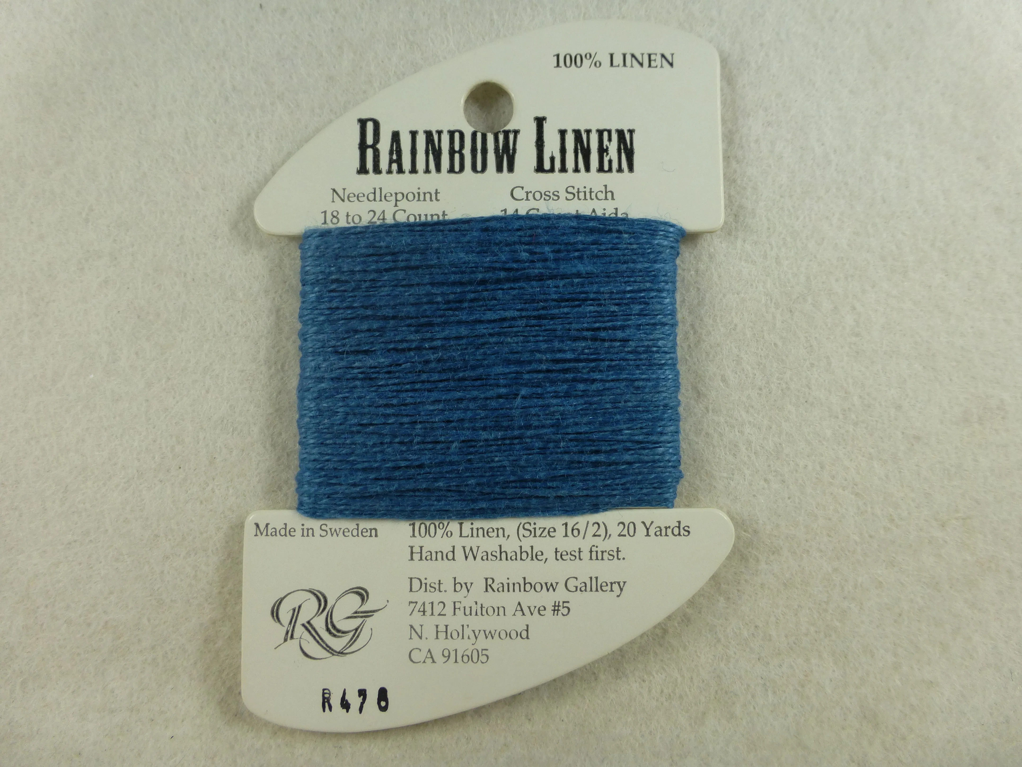 Rainbow Linen R476 Teal Blue