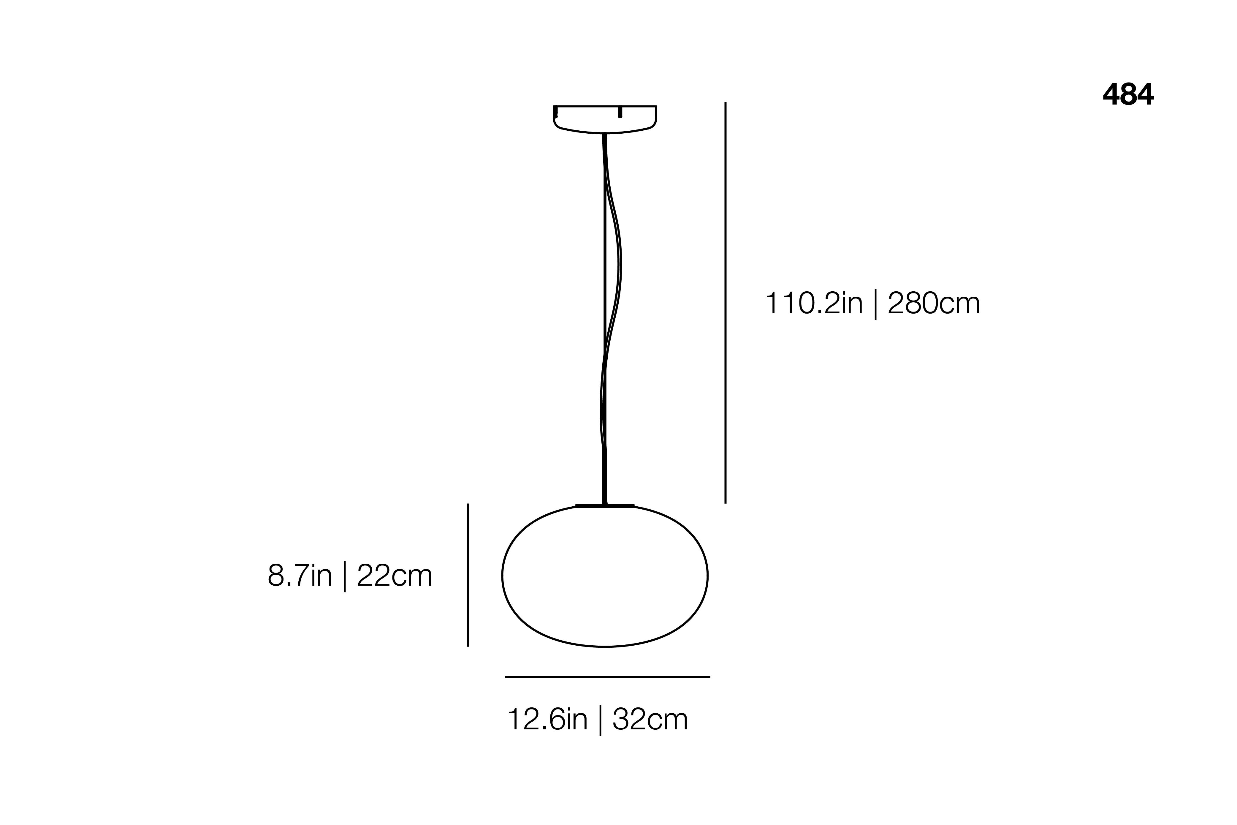 Recuerdo 484 - Suspension Lamp