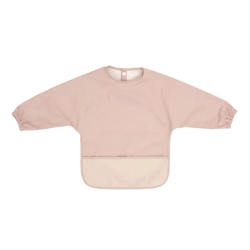Recycled Long Sleeve Bib - Two Tone Pink