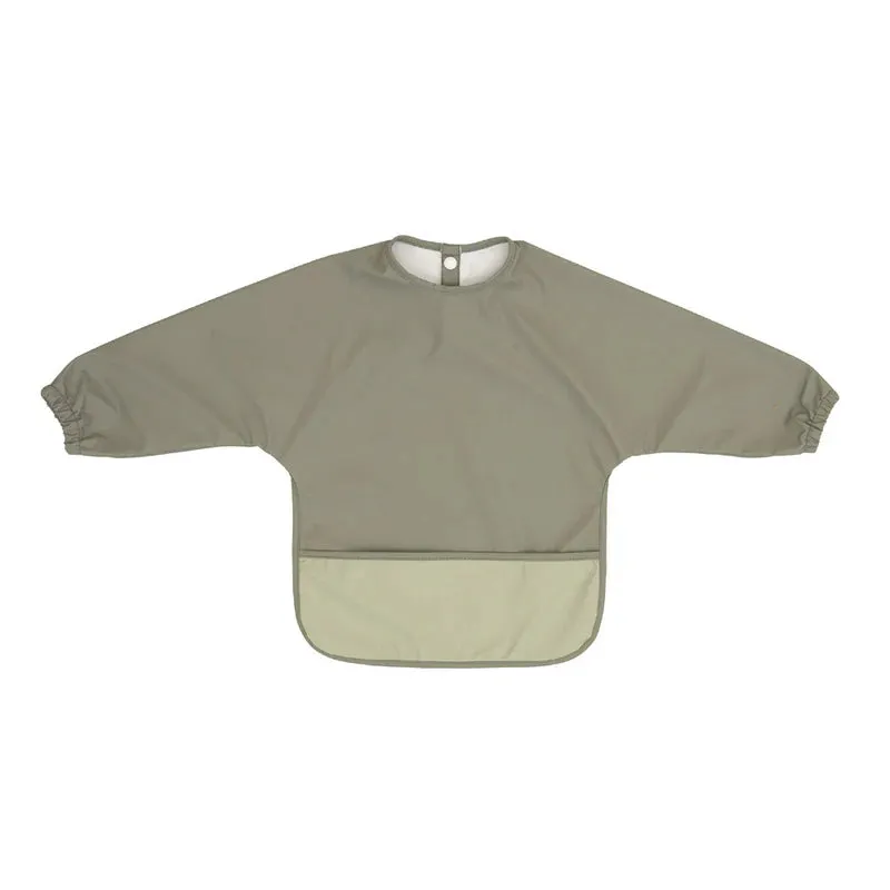 Recycled Long Sleeve Bib - Two Tone Sage