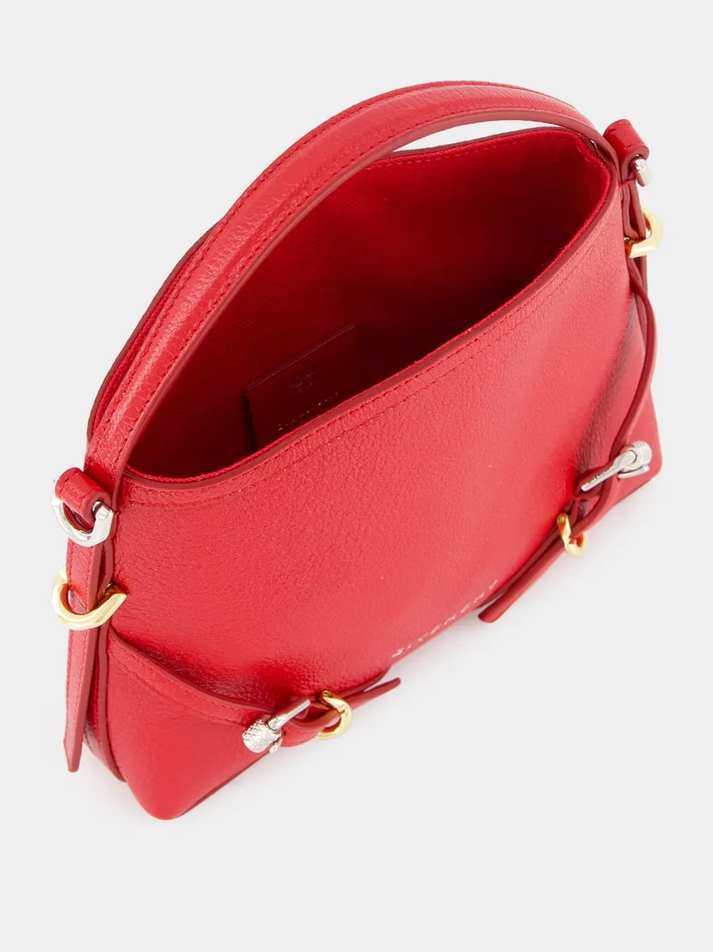 Red Nano Voyou Leather Bag
