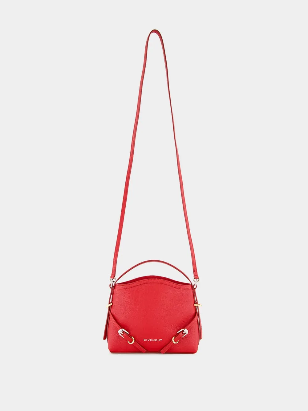 Red Nano Voyou Leather Bag