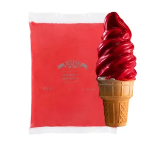 Red Velvet Cone Dip Coating (Case = 5 x 1L Bags) by McLean Canada