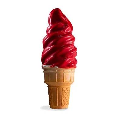 Red Velvet Cone Dip Coating (Case = 5 x 1L Bags) by McLean Canada