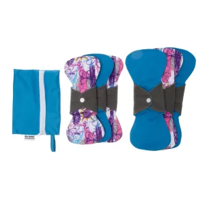 Reusable Cloth Pads Heavy - Zig Zag Shape - 6 Pack