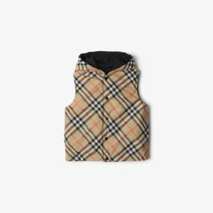 Reversible Check Gilet