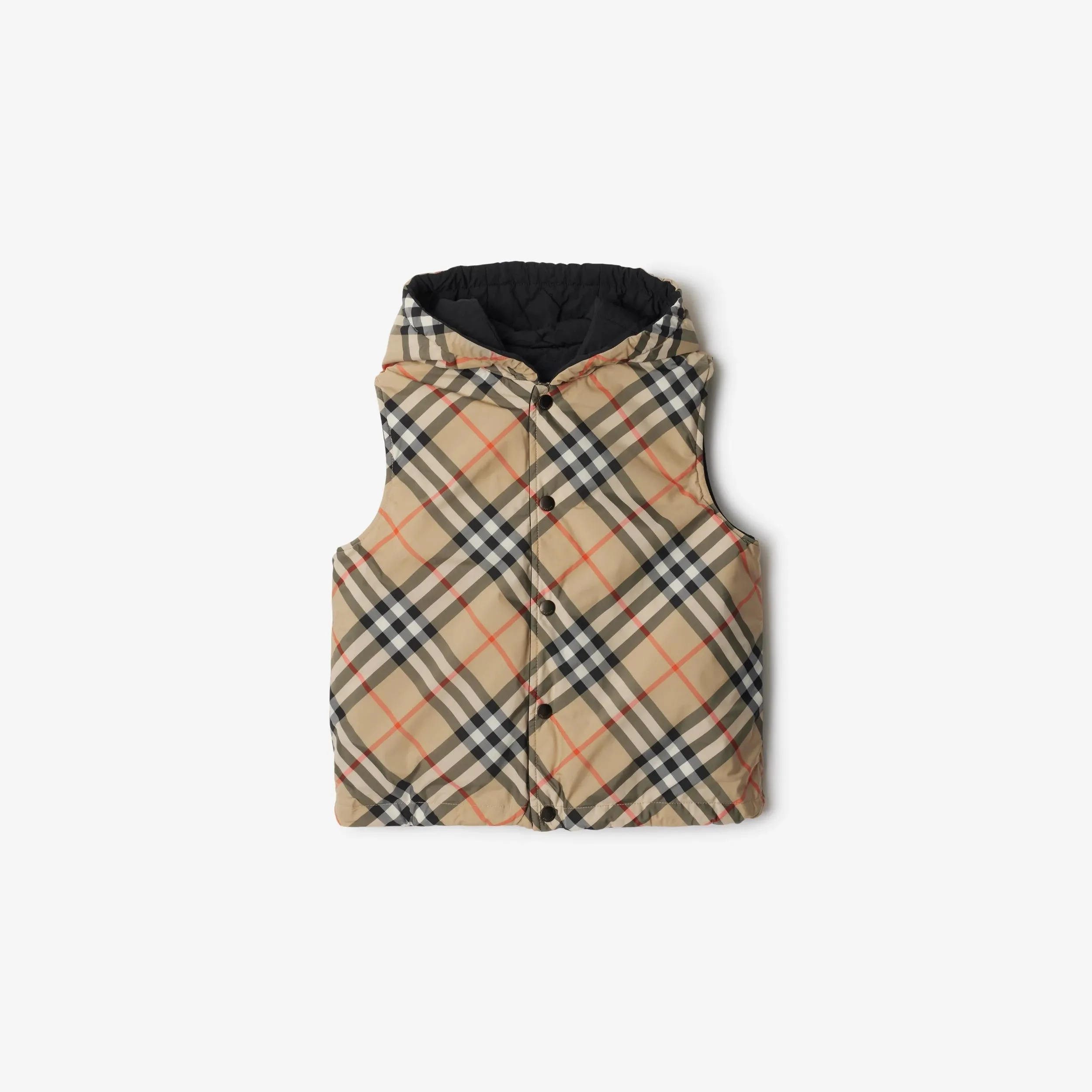 Reversible Check Gilet