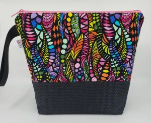 Ribbons of Color  - Project Bag - Medium