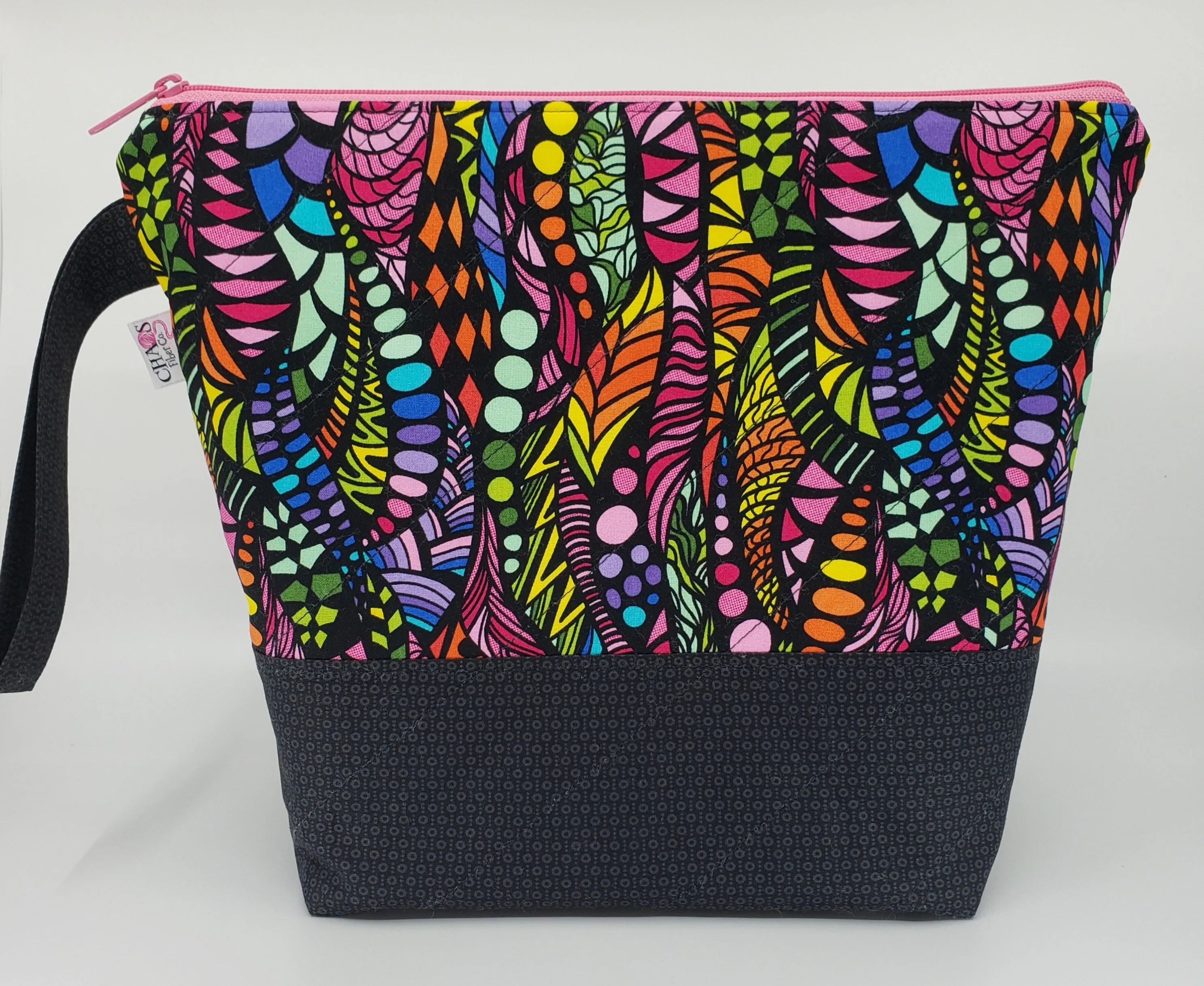 Ribbons of Color  - Project Bag - Medium