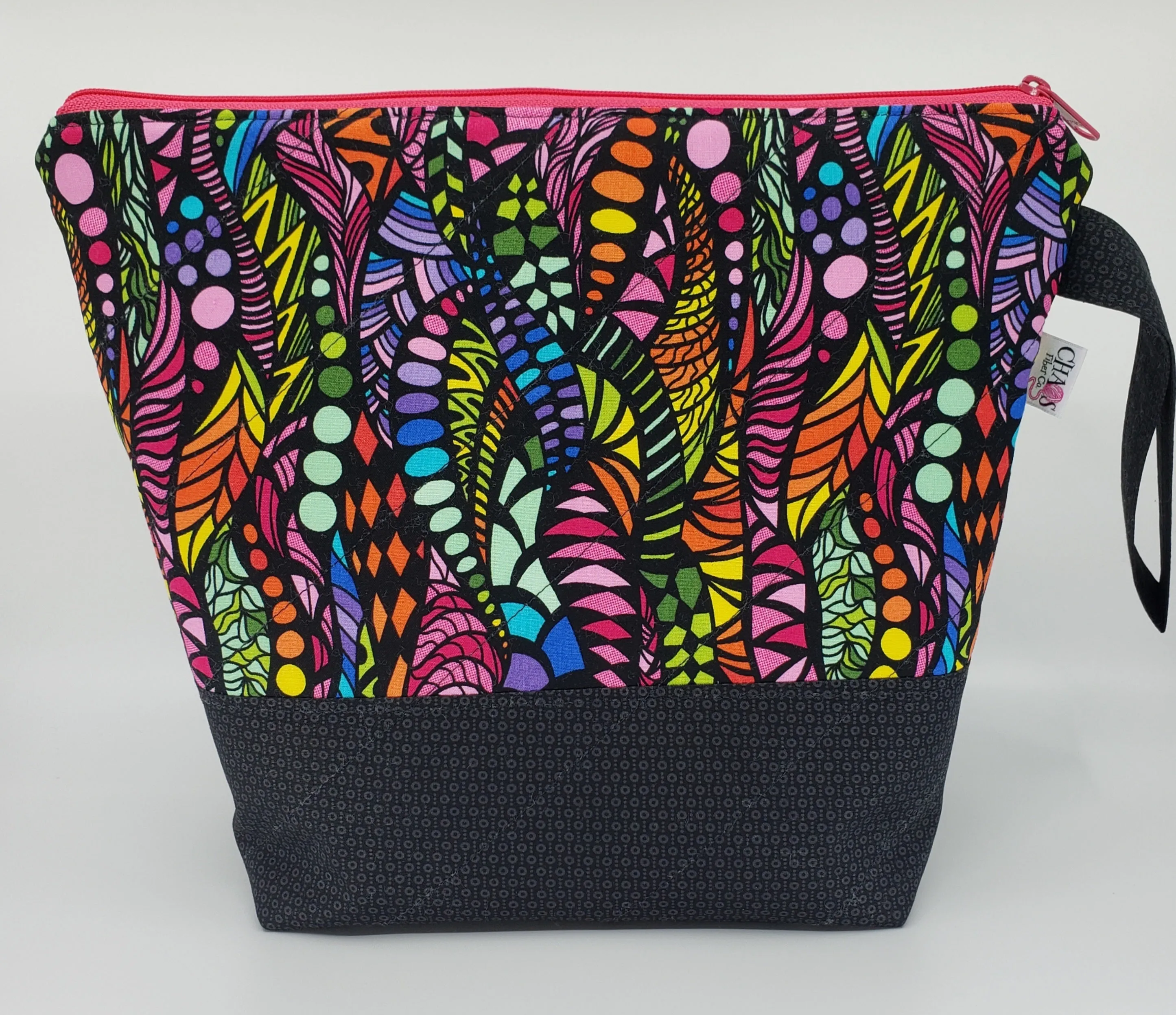Ribbons of Color  - Project Bag - Medium