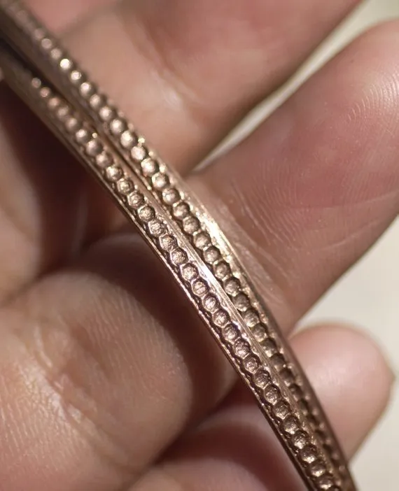 Ring Stock - Geometric Honeycomb - 2.7mm x 1mm