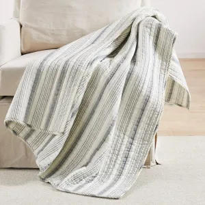 Rochelle Stripe Quilted Throw