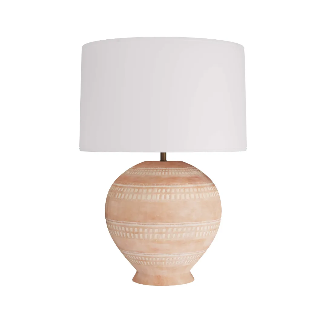 Rose Terracotta Lamp