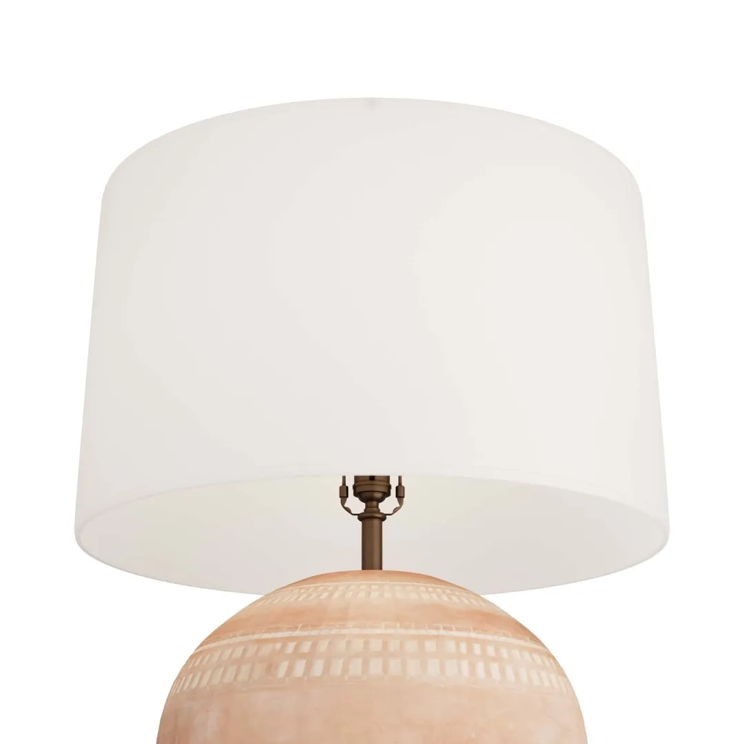 Rose Terracotta Lamp