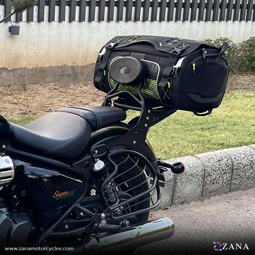 Royal Enfield Super Meteor 650 Zana Back carrier with Pillion back rest