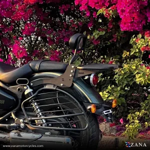 Royal Enfield Super Meteor 650 Zana Back carrier with Pillion back rest