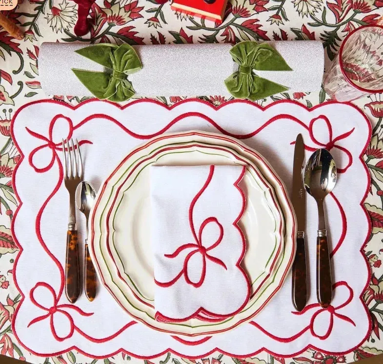 Ruby Ripple Placemats